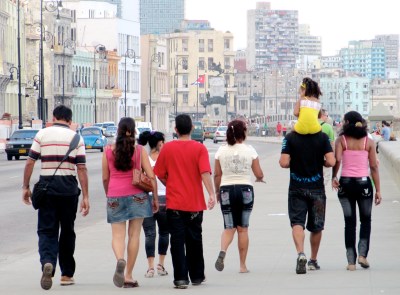 Finally, the most colourful feature of all in Cuba: the people! They come in every shade and they certainly aren't to shy to wear lime green lycra. 