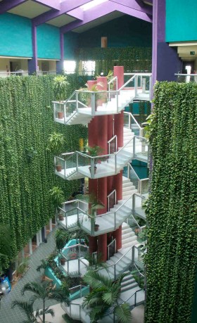 A more modern hotel, cool and inviting but lacking in character - the only Cubans are the staff