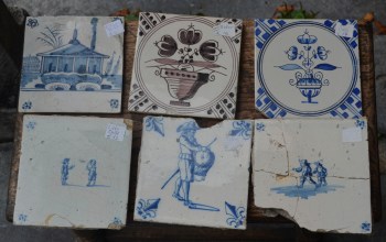 Some of the cheaper antique tiles. There are certainly gems amongst them.