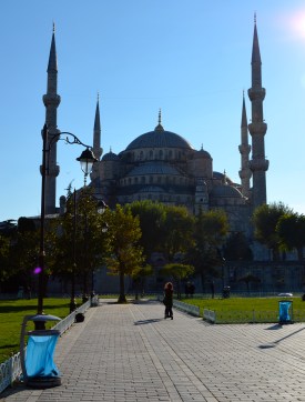 Garbage bins are starting to appear, but these things take time...