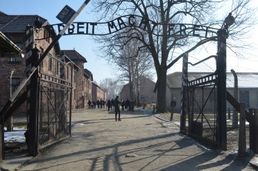 The infamous entrance reads 