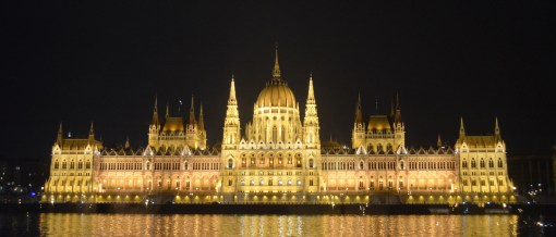 Along the Danube after dark 